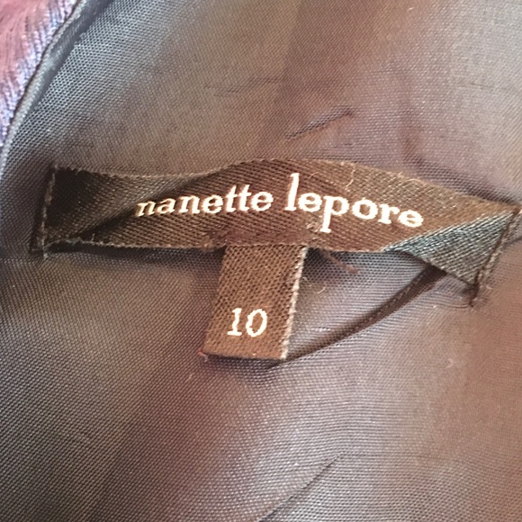 {NANETTE LEPORE} Indigo Sea Maiden V-Neck Dress 10 - Picture 6 of 8